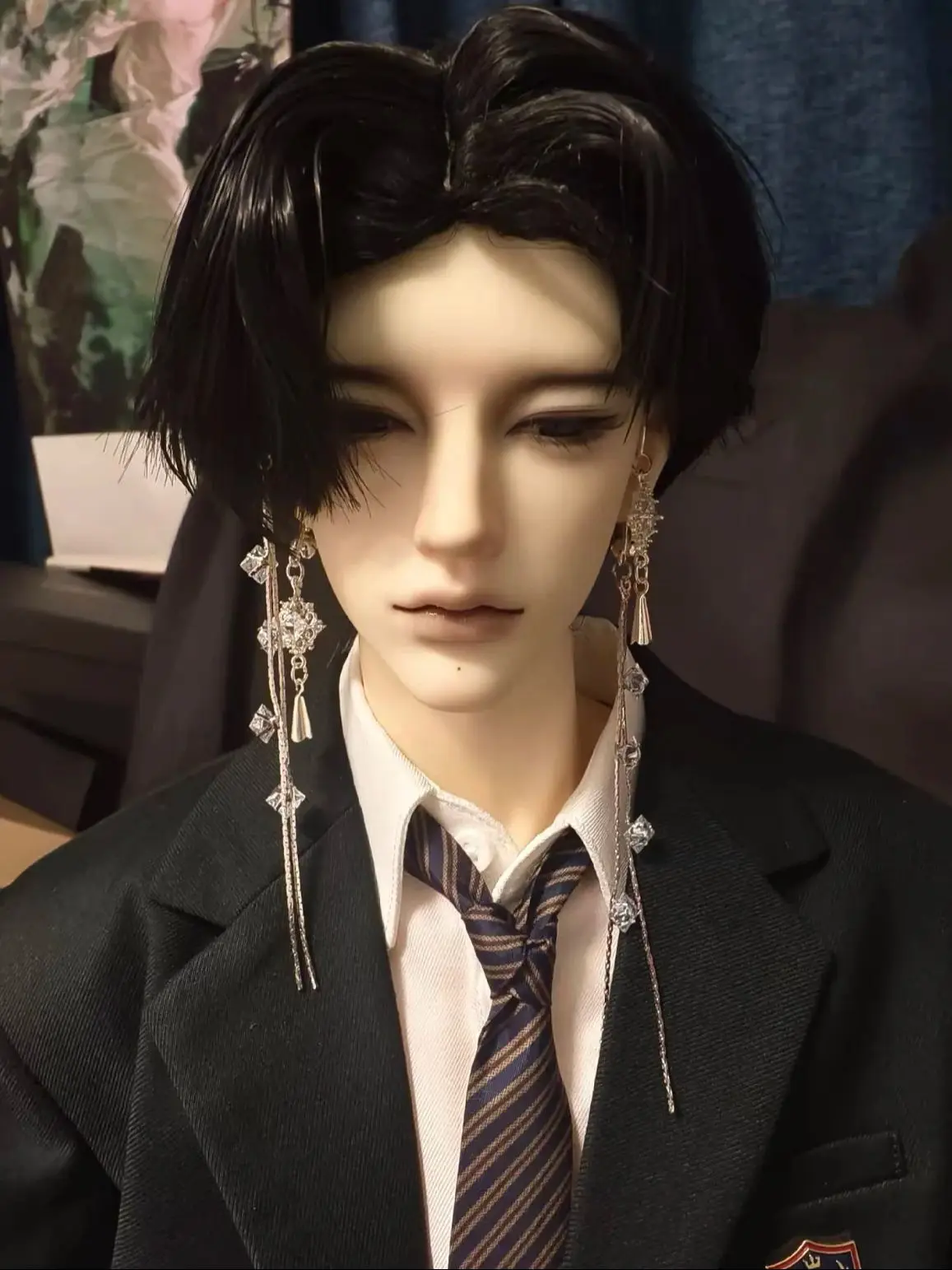 

Аксессуары для кукол асимметрия 1/3 серьги BJD бесплатная доставка