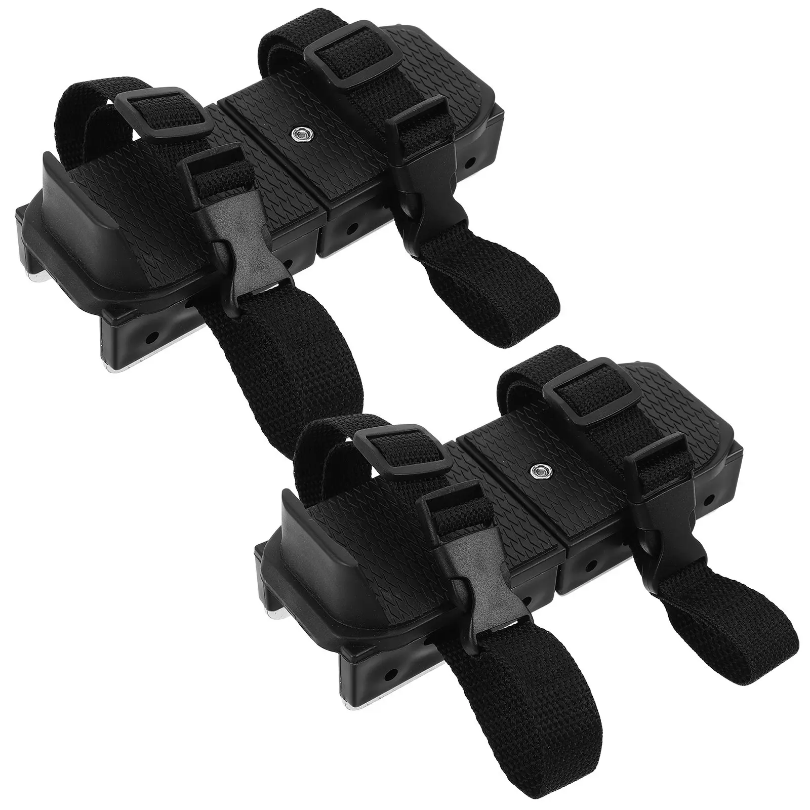 

Пара регулируемых детских коньков для начинающих, черные, с двойными роликами, для зимних прогулок на улице, безопасные, для тренировок