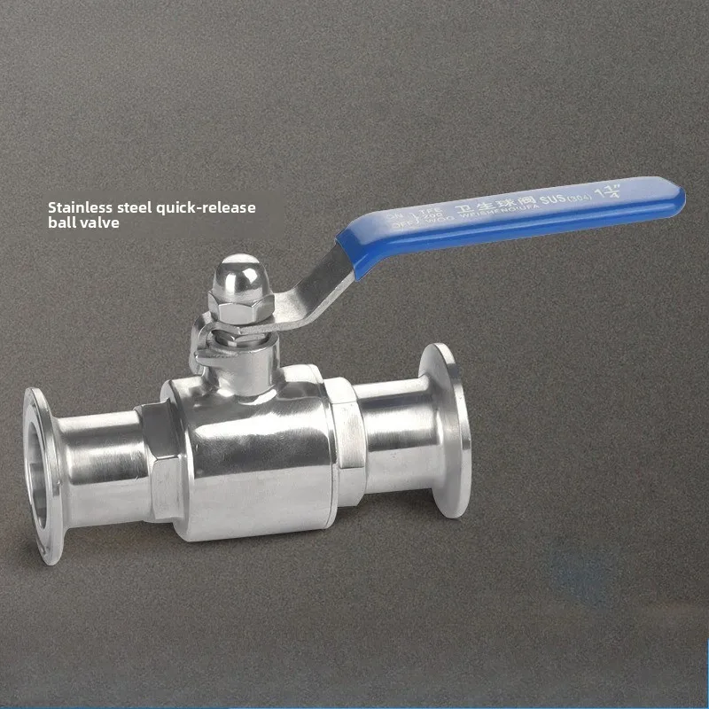 

Высокое качество 3/4 "1" 1-1/2 "2" 304 санитарный шаровой кран из нержавеющей стали Tri Clamp 50,5 мм/64 мм тип наконечника для домашнего пивоварения
