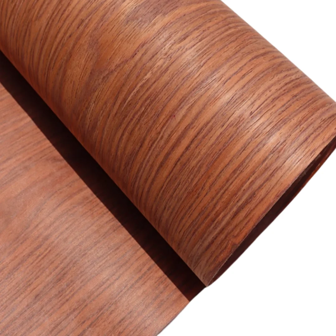 

Size:2.5x0.58m Thick:0.2mm Classic Red Cherry Tech Wood Veneer Furniture DIY Cabinet Decoration Floorcovering Veneer