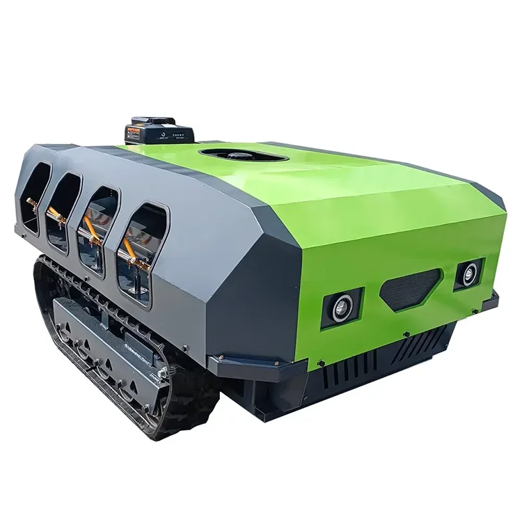 Remote Control Orchard Agriculture Sprayer With Crawler Self Propelled Agriculture Robot Pesticide Spraying Machine