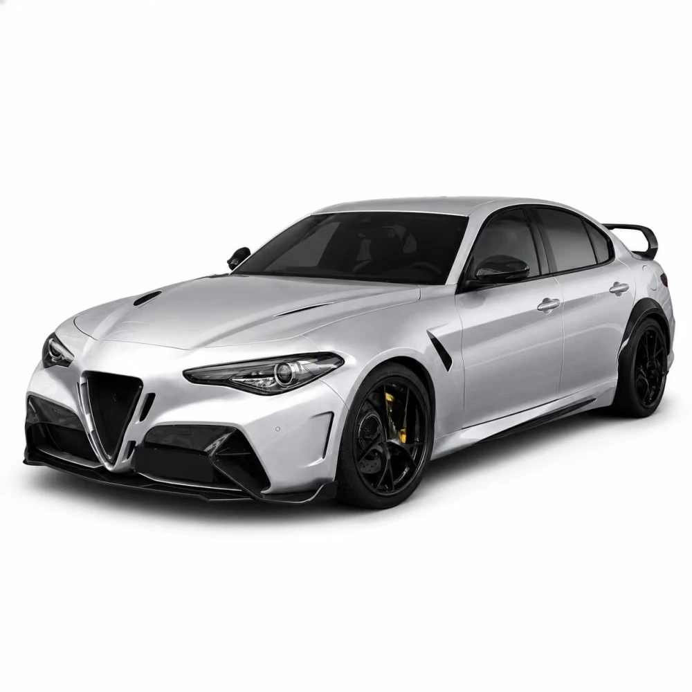 carbon fiber front bumper and fenders for  Giulia body kit