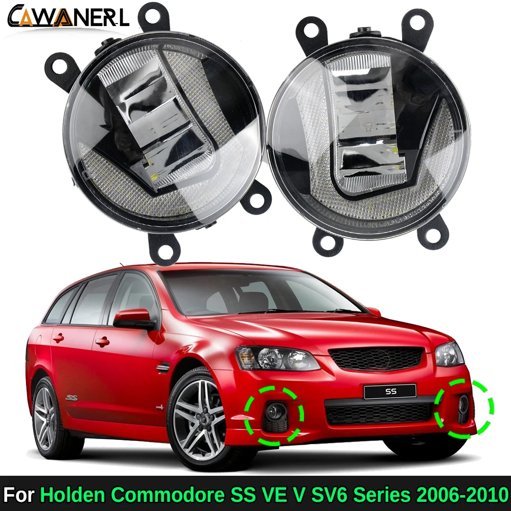 2 X 30W Car Canbus LED Fog Light with DRL Daytime Running Lamp For Holden Commodore SS VE V SV6 Series 2006 2007 2008 2009 2010