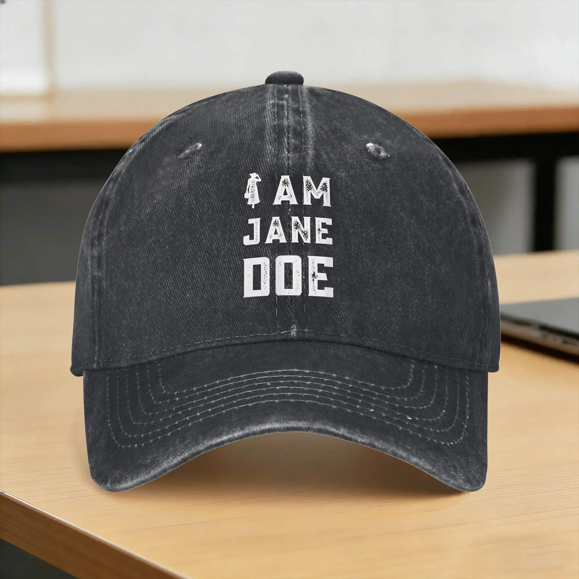 I AM Jane DOE I Stand with Women and Survivors of Assault Casual Baseball Cap For Men Women Summer Sunscreen Baseball Caps