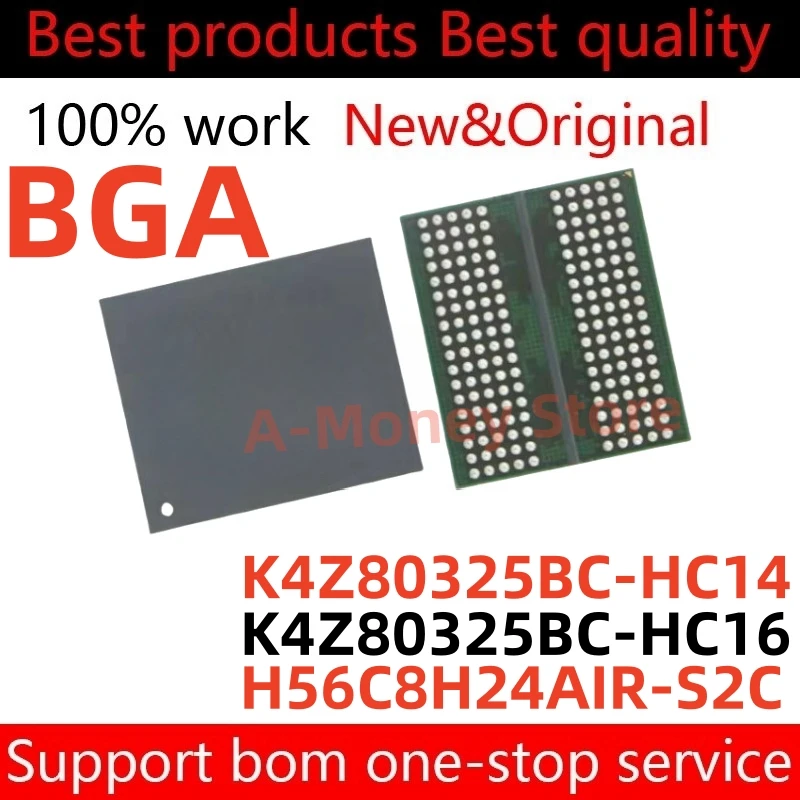 (1pcs)100% test K4Z80325BC-HC16 K4Z80325BC-HC14 H56C8H24AIR-S2C K4Z80325BC HC14 K4Z80325BC HC16 H56C8H24AIR S2C BGA