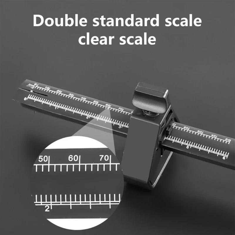 Разметочная линейка Регулируемая блокировка Точные измерительные приборы для деревообработки Измерение