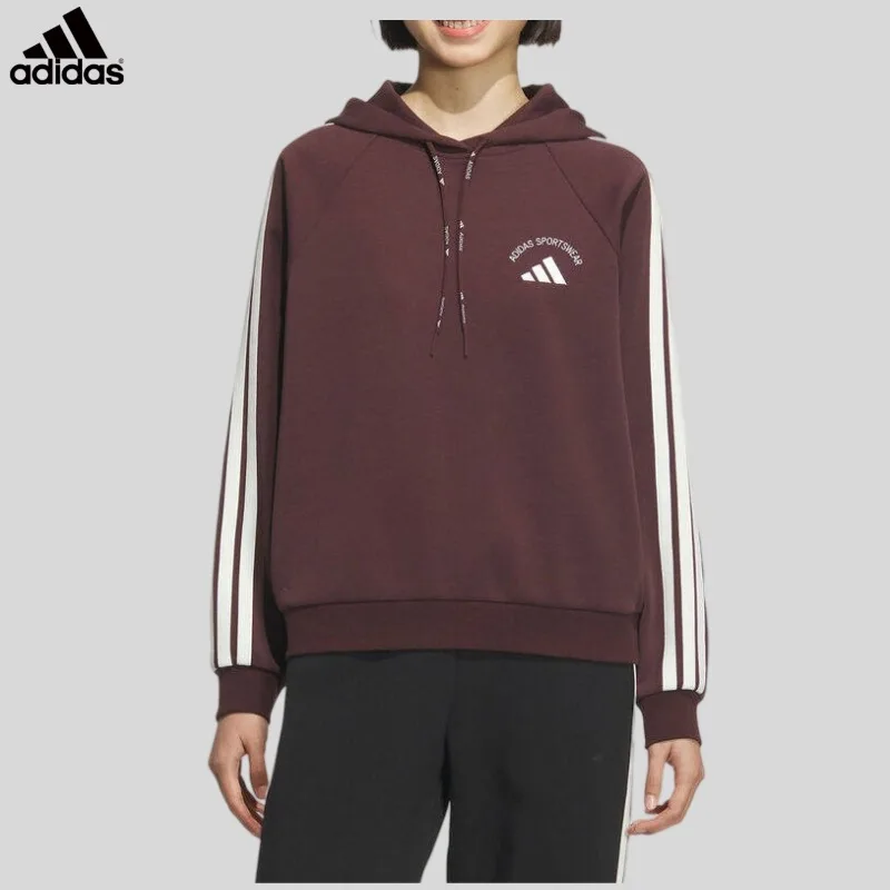 adidas Longline Training Hood Pullover Extended Hem Outdoor Travel Light SweatshirtKC0033 1PCS
