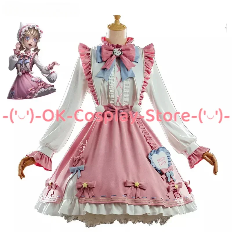 Identität V Emma Woods Cosplay Gärtner Cosplay Identität V Kostüm Süßes Lolita Kleid Mädchen Frauen Halloween Anzug