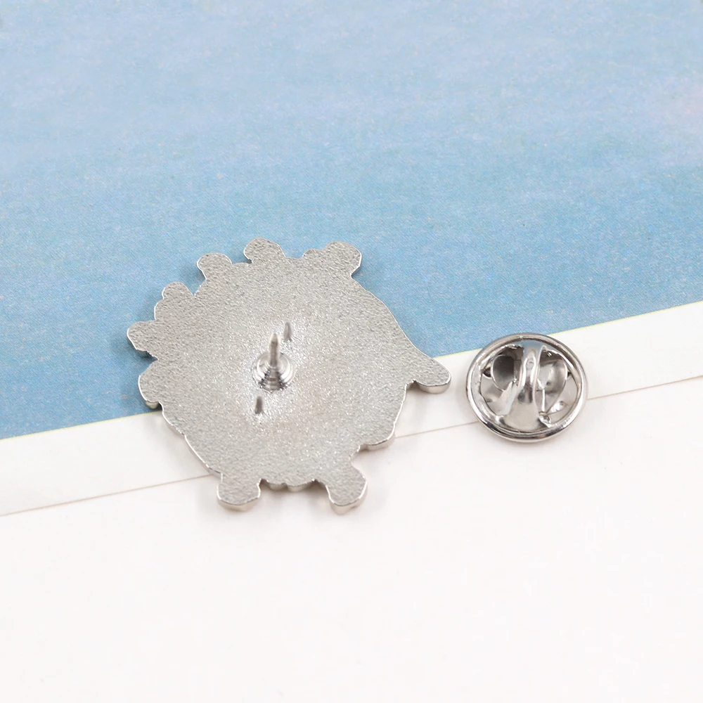 Anime Inspired Sasuke'S Curse Mark Enamel Brooch Seal Of Heaven Peripheral Lapel Pin Cosplay Gift Souvenir Accessories