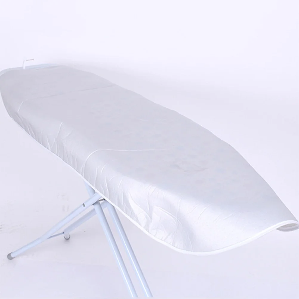 

Dustproof Ironing Board Cover Silver Coating Large Replacement Thickened Heat Resistant Protection Sheet 130x50cm