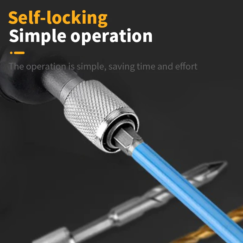 Round Handle To Hex Handle Adapter Convenient SDS Socket Adapter 1/4 Hex Shank Screwdriver Holder Drill Bits Adapter Converter