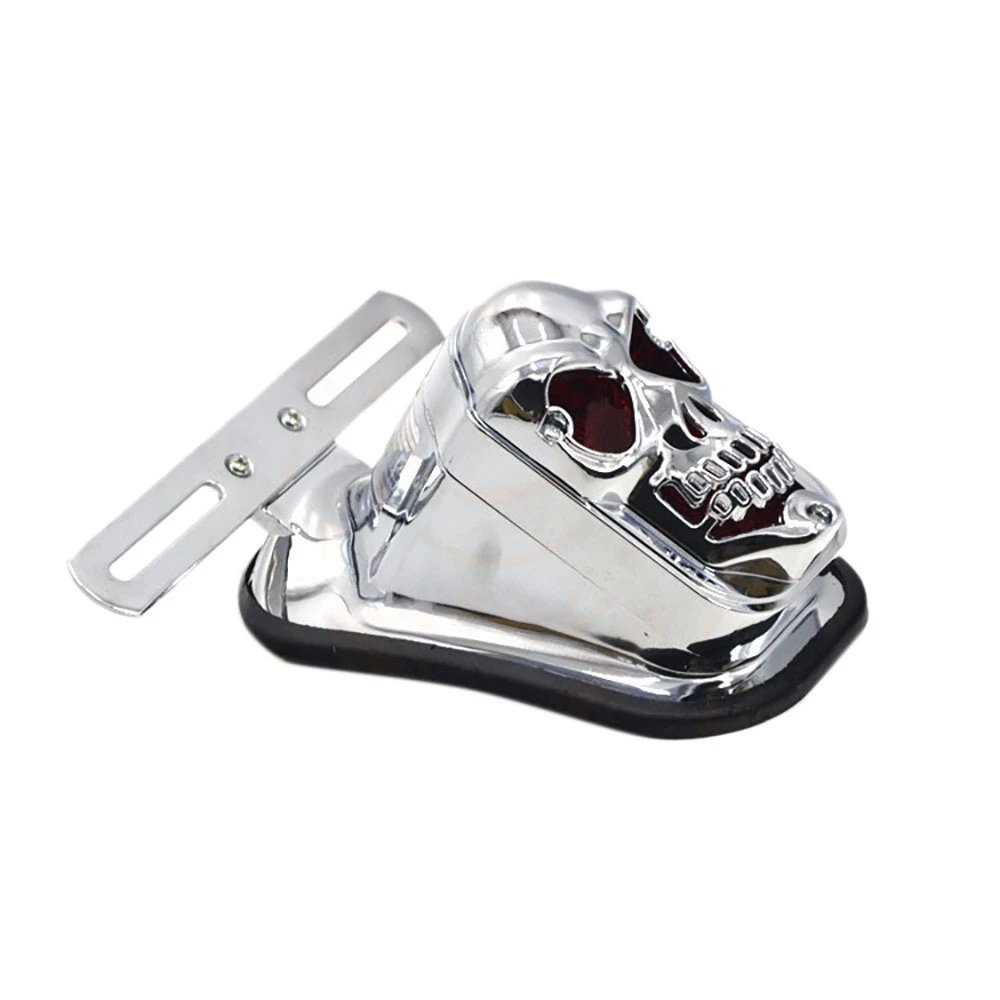 AU16-Motorcycle Brake Light Tail Light Skull Light Warning Signal Light For Prince