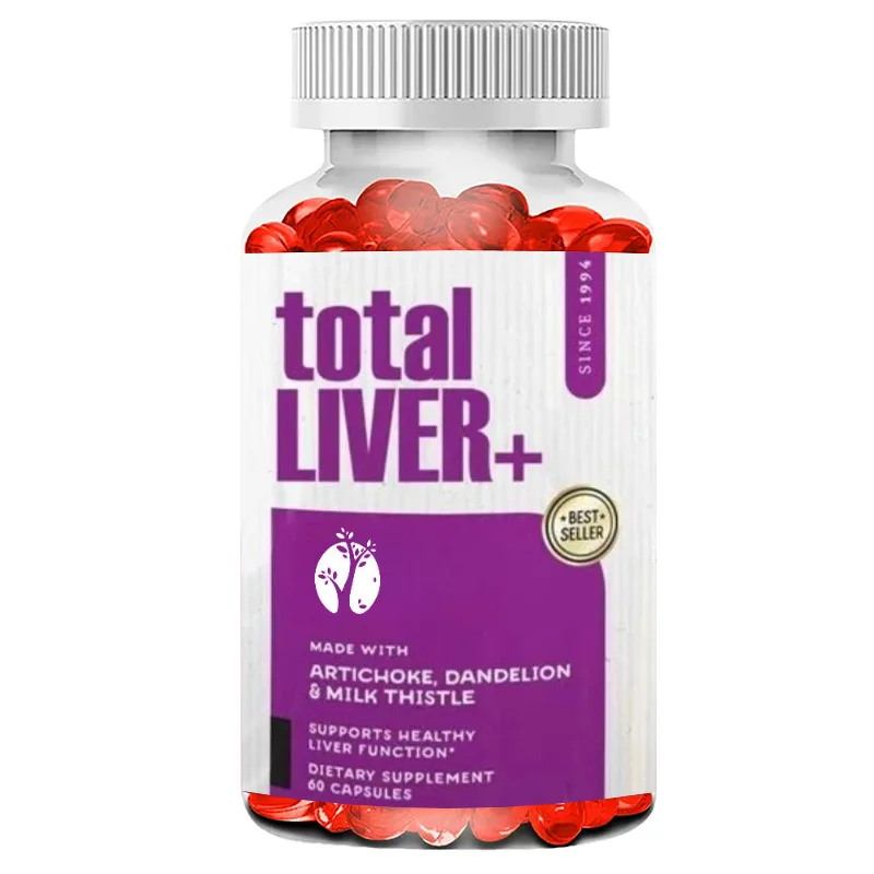 A Whole Liver Supplement Containing Milk Thistle and Dandelion Roots, Supporting Healthy Liver Function and Natural Cleansing