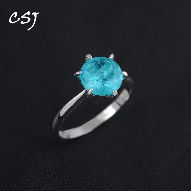 CSJ Trend Hot Brand Palaiba 925 Silver Ring Jewelry Date Everyday Versatile Birthday Wear Jewelry 925 Sterling Silver for Women