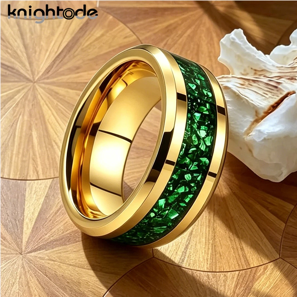 Mens 6mm/8mm Width Meteorite Tungsten Wedding Band Comfort Fit Beveled Engagement Ring for Couples Women's Promise Ring