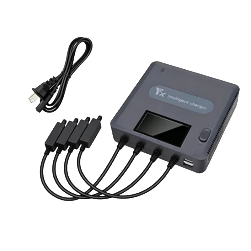 DJI Mavic Air 2/Air 2S/Mavic 3/Mavic 2 Four In One Intelligent Battery Charger With LCD Screen, Repair And Replacement Parts view 6