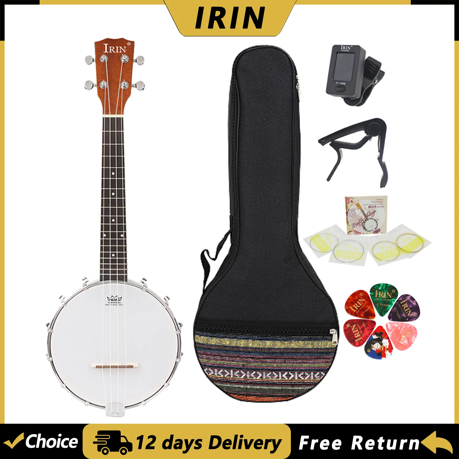Irin Banjo Guitar 4…