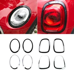 Headlight Ring Bezel Trim For BMW Mini Cooper F55 F56 F57 Gloss Black Taillight Ring Surround Cover Car Accessories