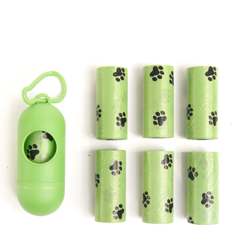 Pet Cat Dog Poop Bag Case Box Waste Refill Garbage Storage Dispenser Dog Poop Bag Holder Plastic Carrier Tool Supply Accessory