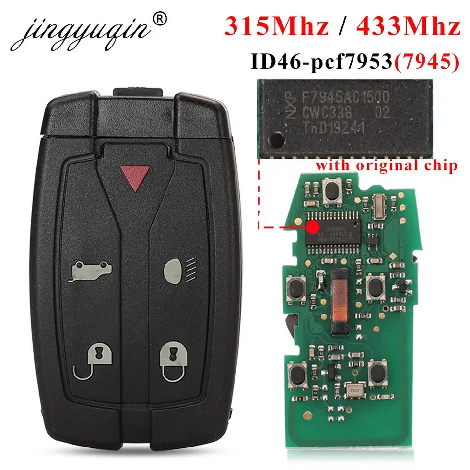 Jingyuqinランドローバーフリーランダー2スマートリモコン車のキー