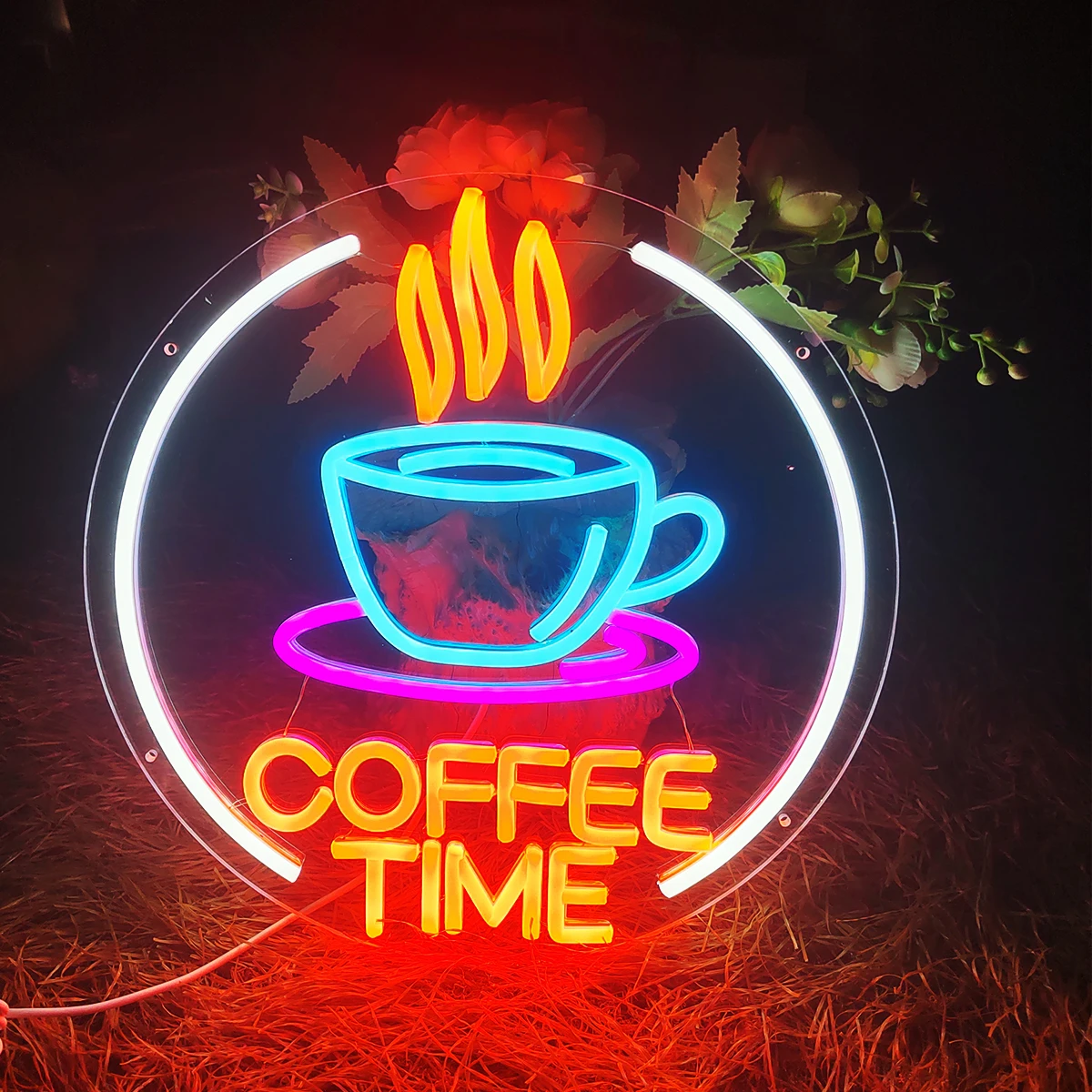 

Coffee Tea Neon Sign Led Light Boba Tea Shop Decoration Room Cafe Restaurant Decor Wall Hanging USB Neon Light LED Signs Welcome