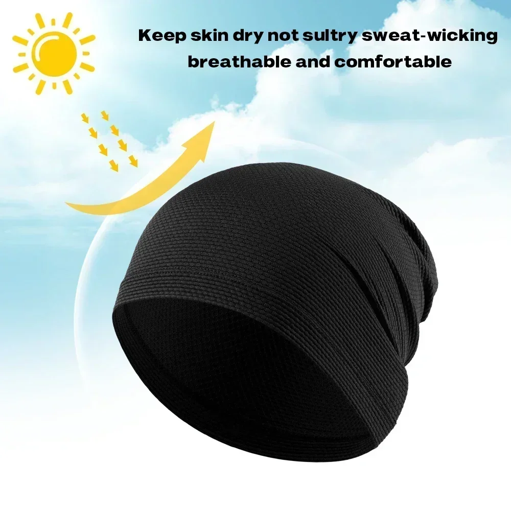 Summer Sports Mesh Breathable Cap Running Tennis Baseball Hat Basketball Hiking Cycling Caps Quick-drying Soft Beanie Men Women