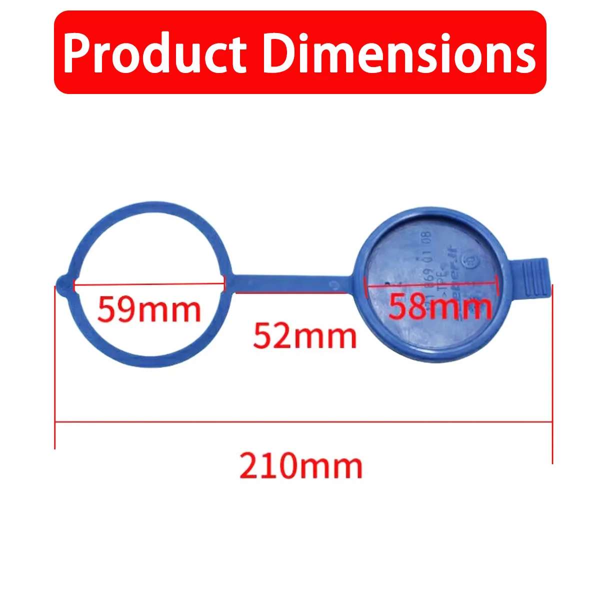 غطاء زجاجة مياه زجاجي للسيارة مناسب لمرسيدس بنز C250 C253 X253 W166 X166 R172 R171 ملحقات السيارة 1248690072 1718690108 #6