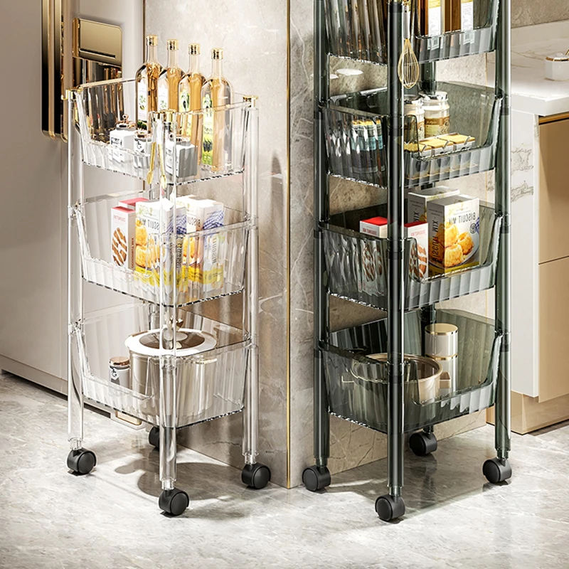 Rack Groceries Rolling Island Organizer Food Market Hotel Entryway Islands Free Shipping Mobile Servierwagen Auxiliary Furniture