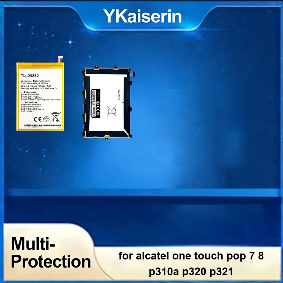 

Аккумулятор для планшета Alcatel One Touch Pop 7 8 p310a P320 P321 3240-4060 мАч TLp032B2 TLp032BD TLp041C2 / TLp041CC
