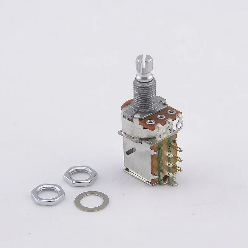 Potentiomètre Alpha Push Rib pour JEBass électrique, POT, 25K, B50K, 250K, 500K, fabriqué au lieutenant coréen, neuf, 1 pièce