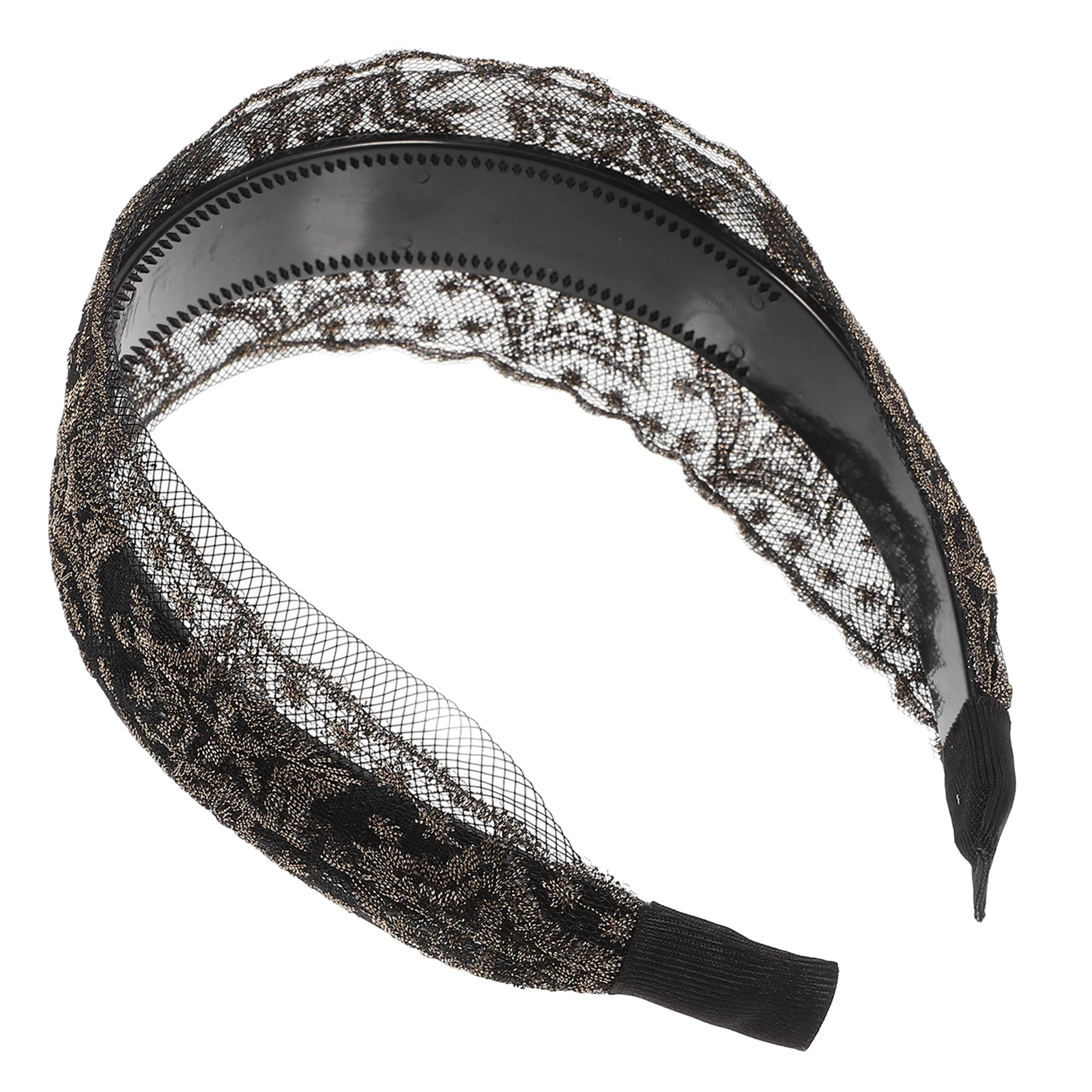 

Wide Headband for Women Girls Versatile Hairbands Thick Fabric Fashion Hair Accessories Golden Silver Color Lightweight