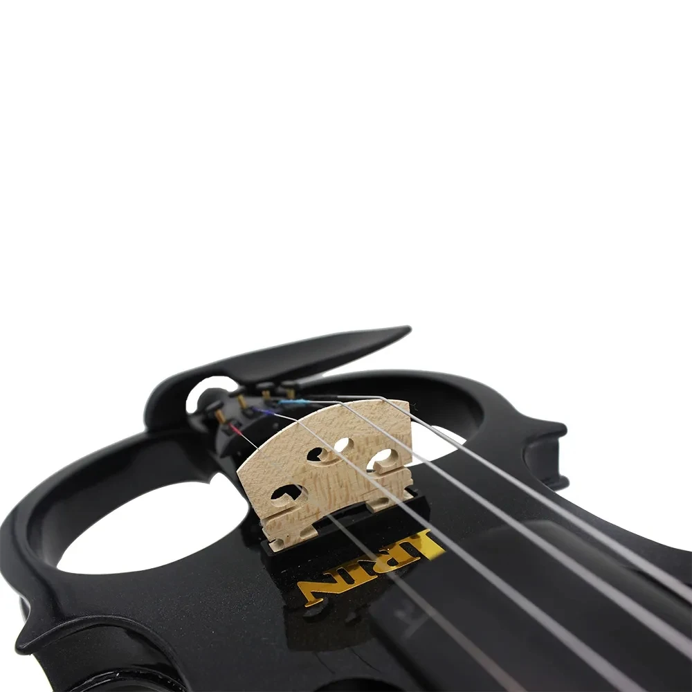 IRIN 4/4 Electroacoustic Acoustic Violin Professional Playing a Practice Instrument Violin with Bow Case Cable Shoulder Rest