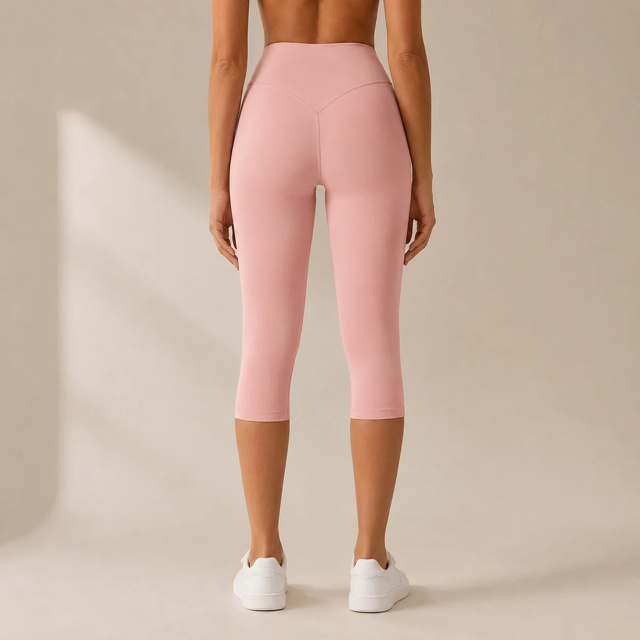 Hearuisavy Women High Waist Yoga Capri Leggings Tummy Control Butt Lift Stretch Workout Pants Gym Fitness Running Tights Pants