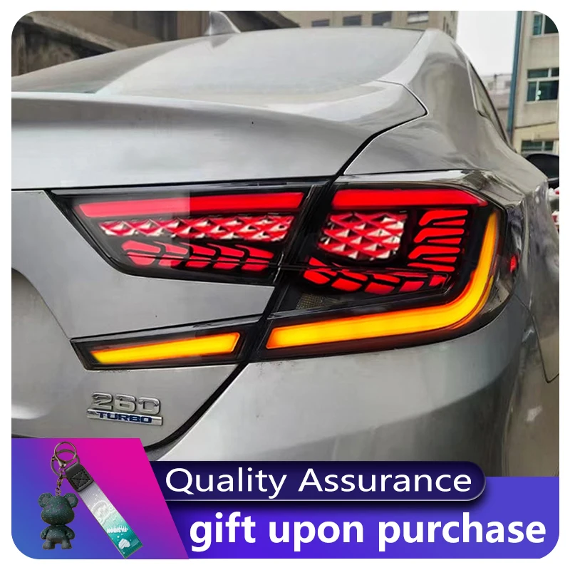 Car Styling For Honda Accord 2018-2023 G10 G10.5 Rear Lamp DRL Taillight Turn Signal Highlight Dynamic LED Reverse Auto Accessor