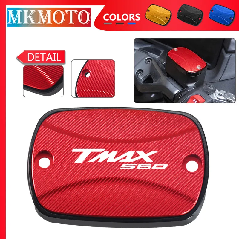 tmax530 560 Motorcycle CNC Front Brake Reservoir Fluid Fuel Cylinder Tank Oil Cup Cap For TMAX530 DX SX TMAX560 TECH MAX TMAX500