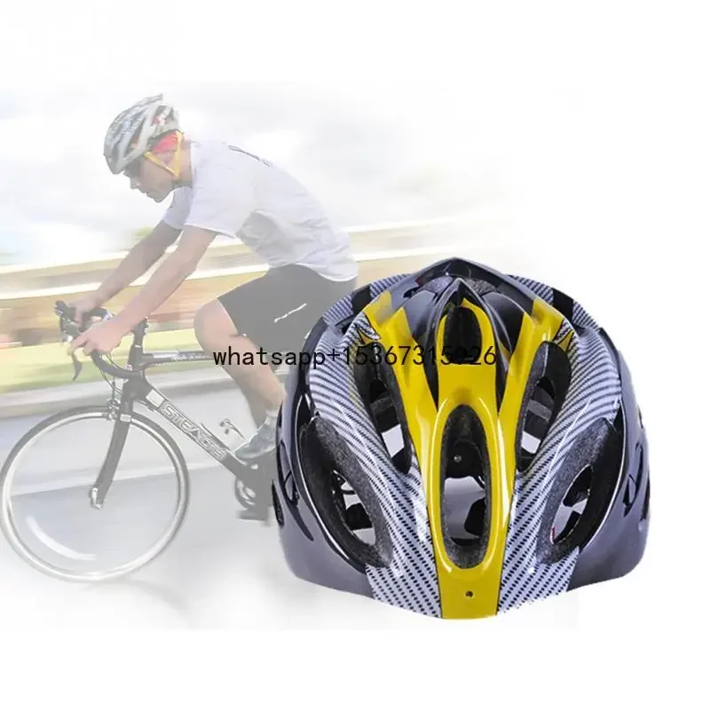 Cycling Helmet Adjustable Bicycle Trail bike cycling helmet helmet Road Mountain ultralight Visor Safely Cap