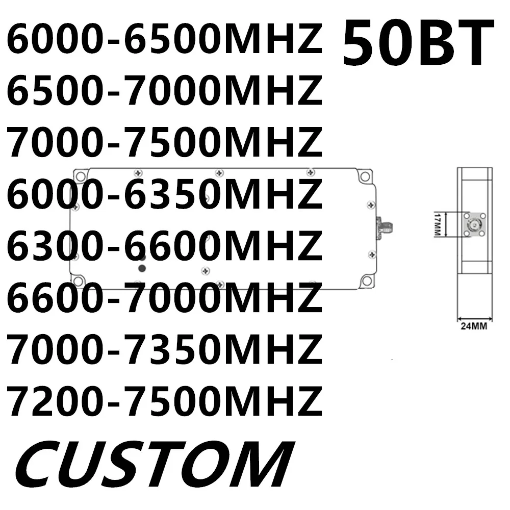 

CUSTOM RRFF6000-7500MHZ 6000-6500MHZ6500-7000MHZ7000-75000MHZ