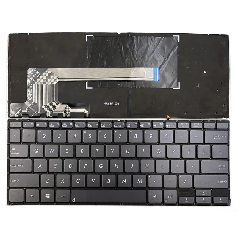 New For Asus UX370 UX370U UX370UA UX370UA-XH74T Q325U Q325UA Series Laptop Keyboard US Black With Backlit