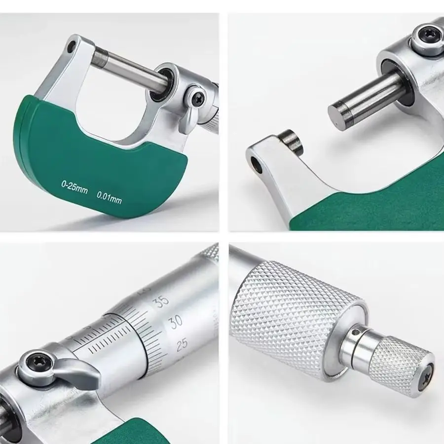 Measuring Instrument Outer Diameter Micrometer Thread Scale Micrometer Accuracy 0.01 Instrument 0-25-50MM