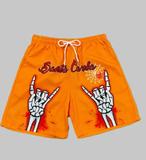 

Лето 2023, новые уличные модные шорты с 3D принтом, дышащие спортивные быстросохнущие повседневные тонкие шорты, мужская одежда для мотоцикла