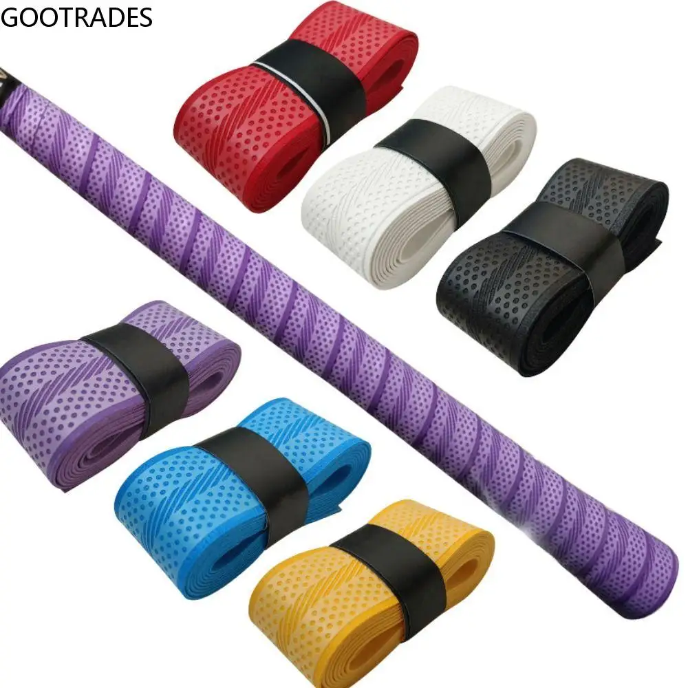 1PC Non-Slip Absorbs Sweat Fishing Grip Strap Leather Winding Grip Tape Fishing Accessories