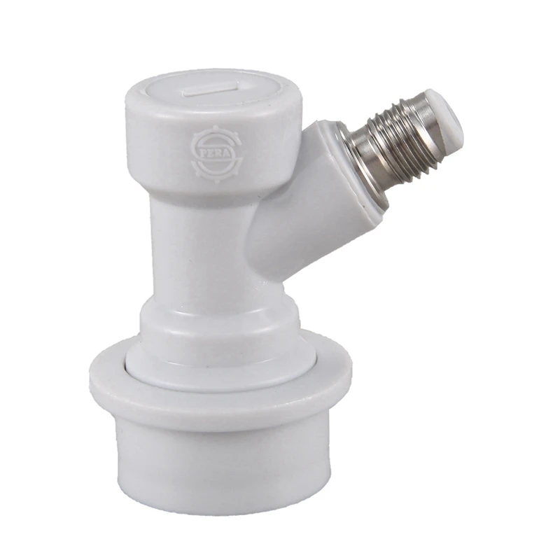 2Pcs Home Brew Beer Keg Connector Dispenser Thread Head Ball Lock Keg Disconnect Connectors Ball Lock Beer Faucet Home Brewing A