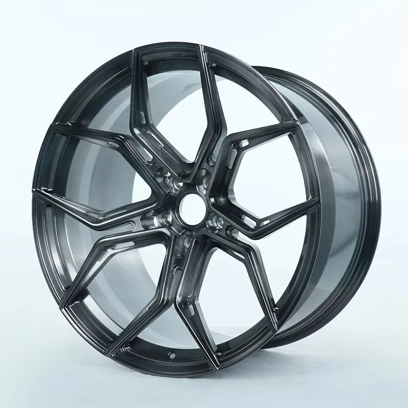 【2026】16 15 16 17 18 19 Inch Black Chrom 5*114.3 Custom Wheel 1-PIECE Forged Wheel