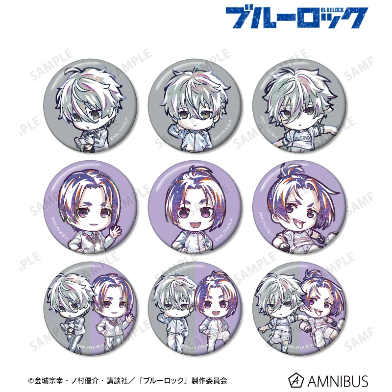 

Japan Armabianca Goods Blue Lock Q Version Ani Art Watercolor Wind Badges