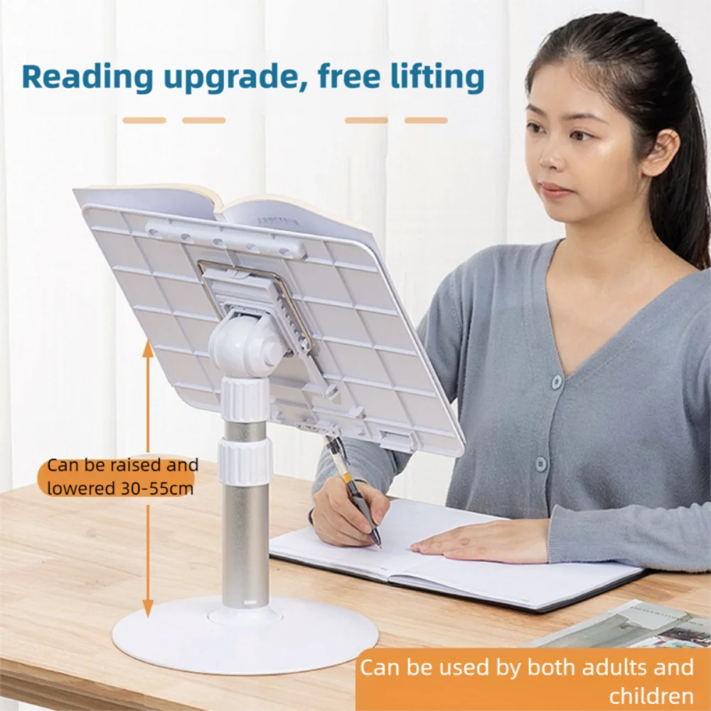 multifunctional-lifting-reading-stand-laptop-stand-bookshelf-children's-desk-book-stand-portable-adjustable-folding-book-holder