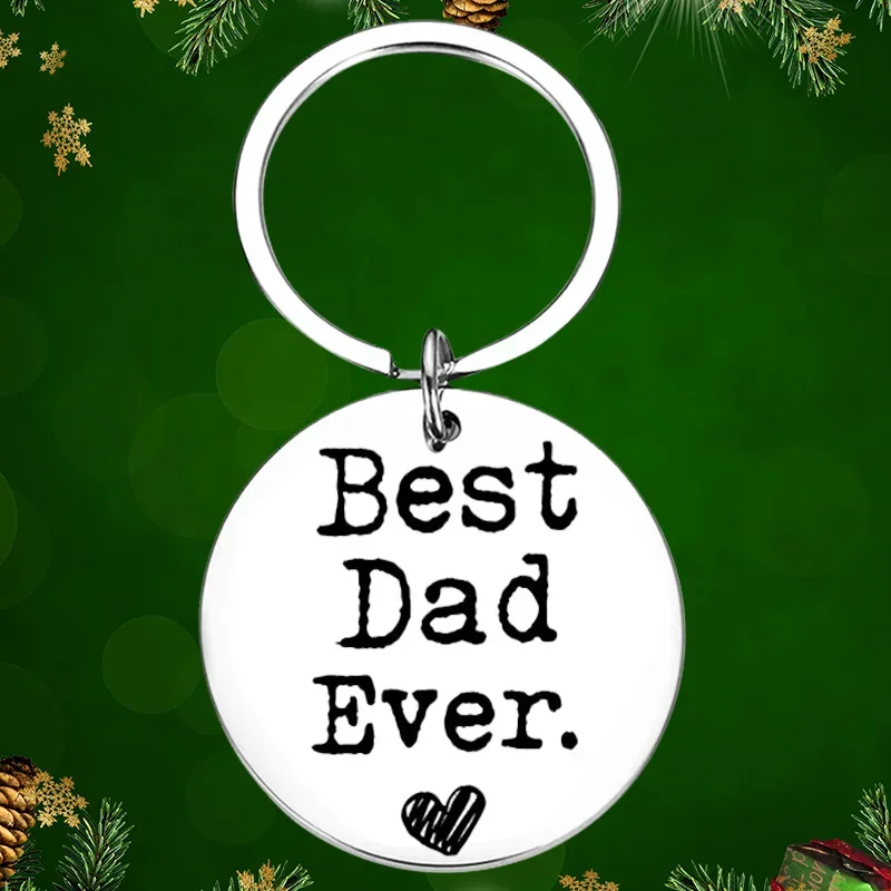 Beat Dad Ever Keychain Pendant Daddy Husband Birthday Gift Key Chains Father's Day Gifts