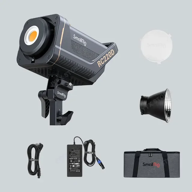 Small Rig RC22D Bi-Color RC220D Daylight COB LED Photography Light Point Source Video Light Photo Studio Live Streaming