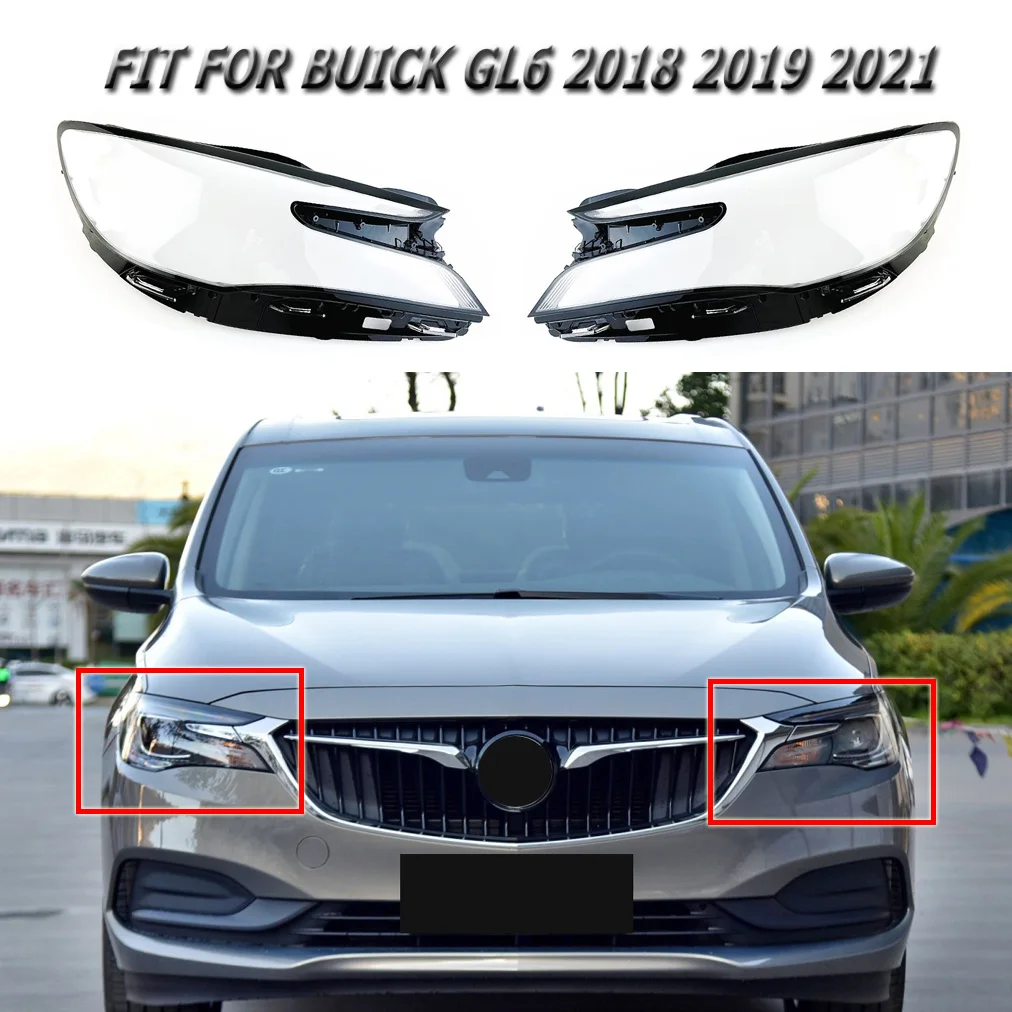 

Замена автомобильных запчастей, подходит для Buick GL6 2018 2019 2021, внешняя крышка фары, абажур, линза, прозрачный авто корпус