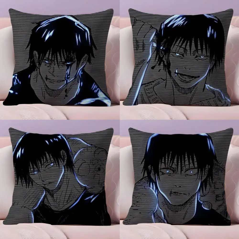 T-Toji Fushiguro J-Jujutsu Kaisen Pillow Case Ultra Soft Skin Friendly Fabric Cloud Like Comfort & Concealed Zipper
