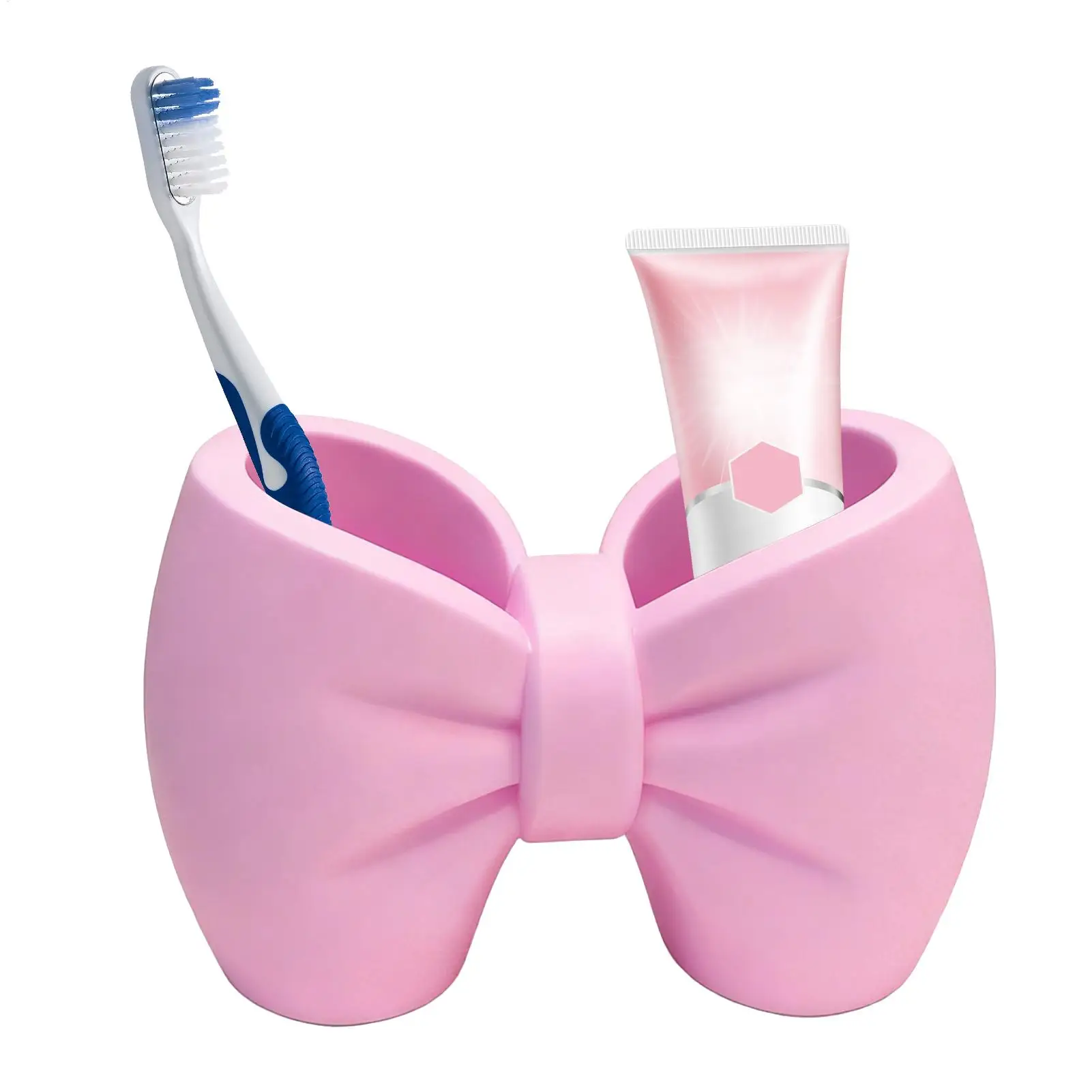 Picture 4: Bow Toothbrush Holder Portable drill-free bathroom storage for toothbrushes and toothpaste Home  Bathroom  Decoration